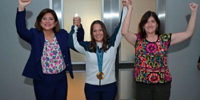 Presidenta en funciones Karin Herrera 