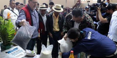 Solo en el departamento de Quiché, durante septiembre se estará entregando asistencia alimentaria a 69 mil 910 familias.