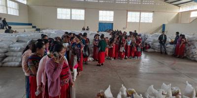 Quiché: Familias con inseguridad alimentaria recibirán alimentos esta semana