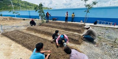 San Agustín Acasaguastlán ya cuenta con huerto escolar
