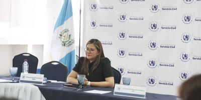 La Directora de la ONSEC participó en la sesión de trabajo.