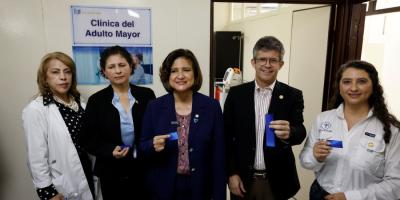 La Fundación del Hospital San Juan de Dios contribuyó con de la remozamiento de las áreas que servirán para atender de mejor manera y calidad a los adultos mayores.
