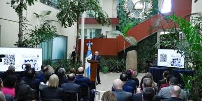 El Canciller Carlos Ramiro Martínez presenta reseña histórica del 20 de octubre día de la Revolución 