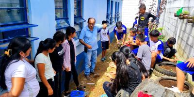Implementan huertos escolares en San Marcos