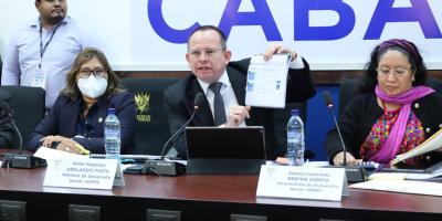 Foto ministro y viceministras del Mides