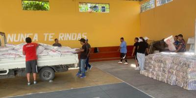 Llegan alimentos para beneficiar a más de 19 mil familias