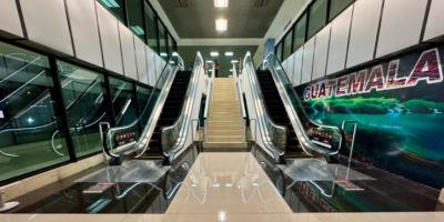 Las gradas y elevadores del Aeropuerto Internacional La Aurora pronto estarán listas para recibir a nuestros visitantes nacionales e internacionales