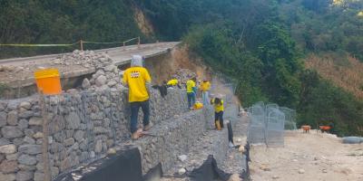Reactivación de trabajos en ruta de acceso a Lago de Atitlán garantizan acceso a población y turismo