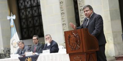 La presentación estuvo a cargo del secretario de planificación, Carlos Mendoza. 