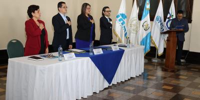 Cuatro instituciones del Organismo Ejecutivo organizado el curso.