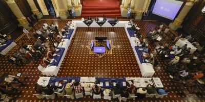 Presidente Arévalo lidera la décimo primera Asamblea de Diálogo Nacional con Autoridades Indígenas y Ancestrales