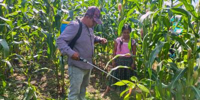 Brindan asistencia técnica para mejorar cultivos en Zona de Adyacencia