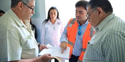 Supervisan avances en la construcción de laboratorios en Villa Nueva