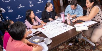 En el taller participó personal de distintas direcciones de SEGEPLAN.