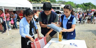 Entregan asistencia alimentaria en San José del Golfo