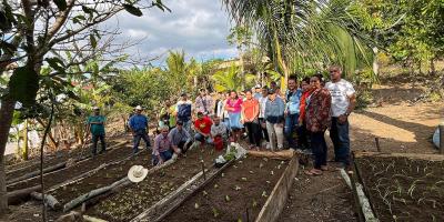 Huertos comunales fortalecen agricultura familiar de Chiquimula