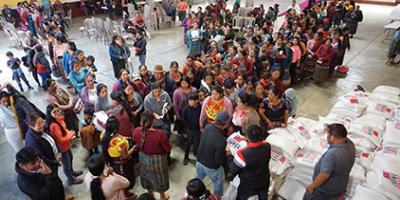 ENTREGA DE INSUMOS SOLOLÁ