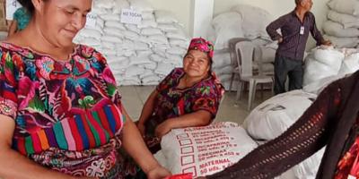 Familias trabajan por el desarrollo de sus comunidades en Salcajá