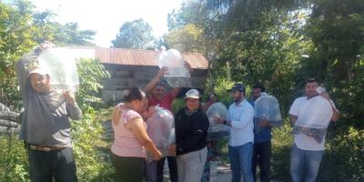 Entregan alevines para impulsar producción acuícola en Santa Ana