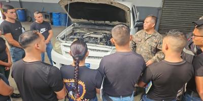 Brigadas de PROVIAL se capacitan en mecánica preventiva 