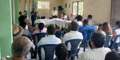 Productores agropecuarios de Retalhuleu se capacitan en alimentación escolar