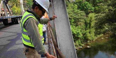 Situación de puentes en Zacapa es supervisada por autoridades del CIV