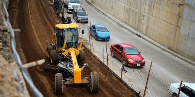 Trabajamos en la habilitación de los cuatro carriles del paso a desnivel de Xela