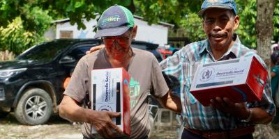 ENTREGA DE INSUMOS EN IXCÁN