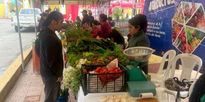 Verduras y frutas frescas a precios accesibles en Feria del Agricultor