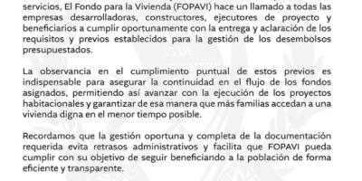 Empresas Desarrolladoras, Constructores, Ejecutores de Proyecto y Beneficiarios