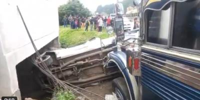 PROVIAL atiende nuevo accidente en ruta Interamericana
