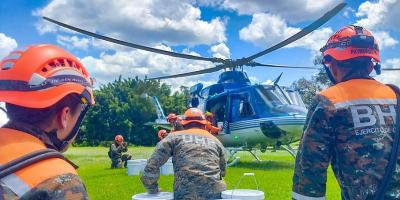 Apoyo del Ejército de Guatemala derivado de los sismos que se suscitaron en el Territorio Nacional 