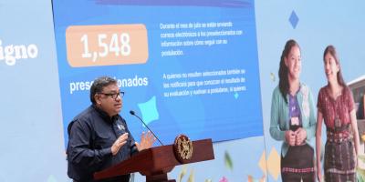 Información sobre la preselección de candidatos fue brindada por el secretario de Planificación, Carlos Mendoza.