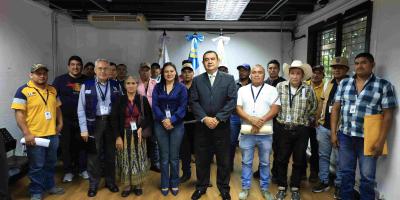 DGT fortalece atención a transportistas de Jalapa por medio de mesa técnica