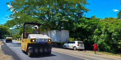 Así progresa la rehabilitación de la CA-1 Oriente en Jutiapa