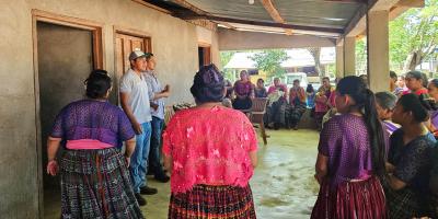 Fortalecen seguridad alimentaria en San Francisco, Petén