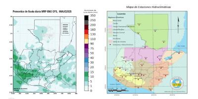 Condiciones y perspectiva: Influencia de una zona de baja presión en el océano Pacífico