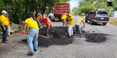 Covial realiza limpieza y mantenimiento tras colapso en la CA-13 