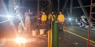 Se inicia última fase de mantenimiento del puente Ixtacapa en Suchitepéquez