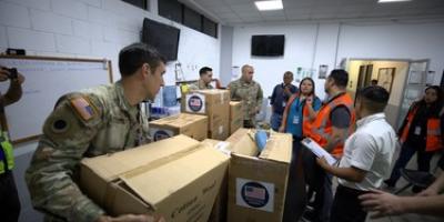 Importante colaboración de medicamentos por parte de la Embajada de Estados Unidos al COE