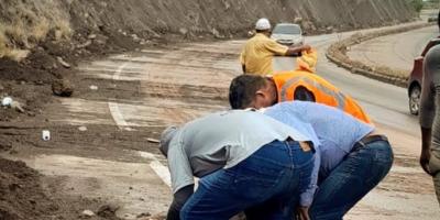  Caminos atiende emergencia vial en la CA-09 Norte