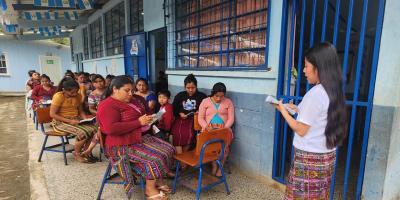 Comunitarias de Chimaltenango son capacitadas en alimentación saludable