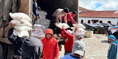 Inicia recepción de alimentos que llegará a más de 14 mil familias