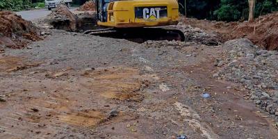 Caminos acciona para reparar socavamiento en ruta CA-02