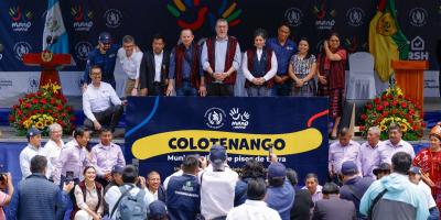 Colotenango es el cuarto municipio declarado libre de pisos de tierra
