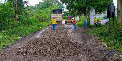 Covial trabaja en la Ruta Nacional 18 para mejorar la movilidad en Chiquimula