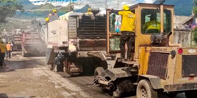Avanzan trabajos en La Mesilla, Huehuetenango