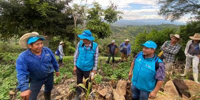 Avanza proyecto de reservorio de agua que abastecerá a familias agricultoras de Chiquimula