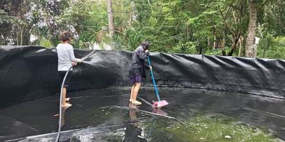 Brindan acompañamiento técnico en cosecha acuícola en Petén