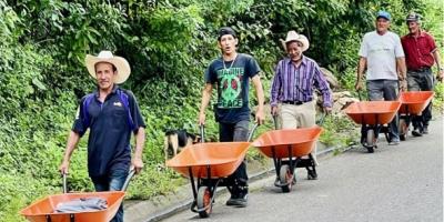 En Jutiapa, se beneficiaron a 206 familias de seis comunidades